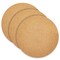 Juvale Plant Cork Mat, Round Planter Plate – 3-Pack 12-Inch Cork Coasters for Plants, Ideal for Indoor Pots, Surface Protection, and Decorative Home or Office Decor Settings